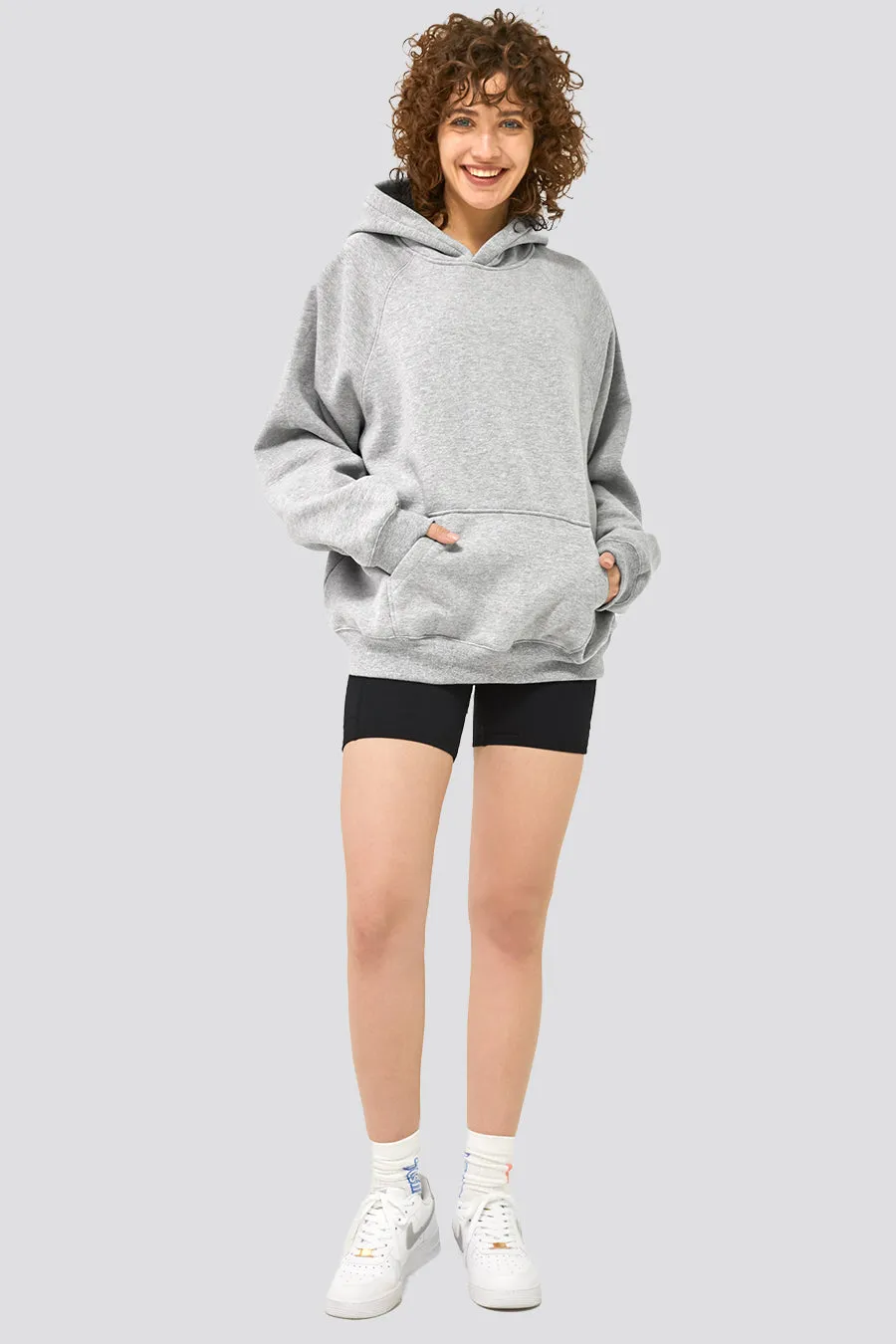 Long-Sleeve Loose Active Hoodie