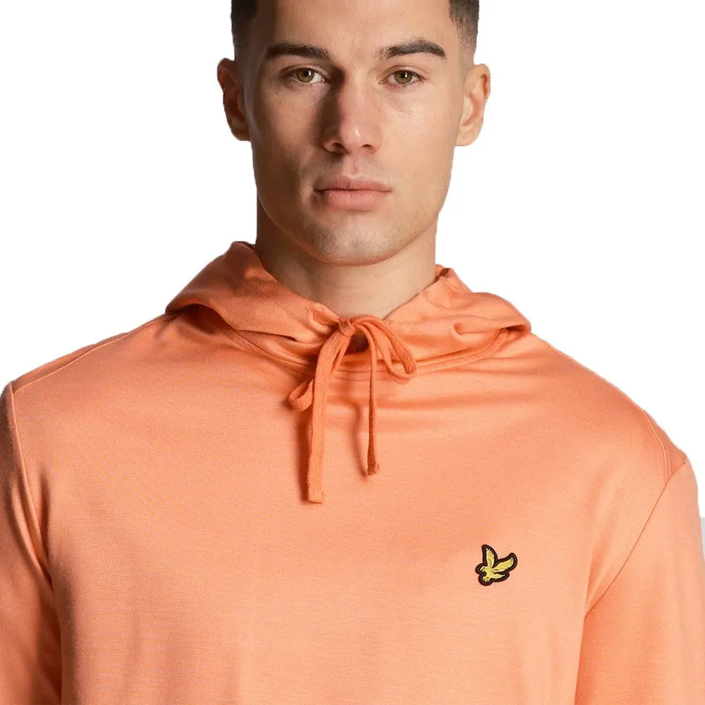 Lyle & Scott Fly Fleece Golf Hoodie - Course Coral