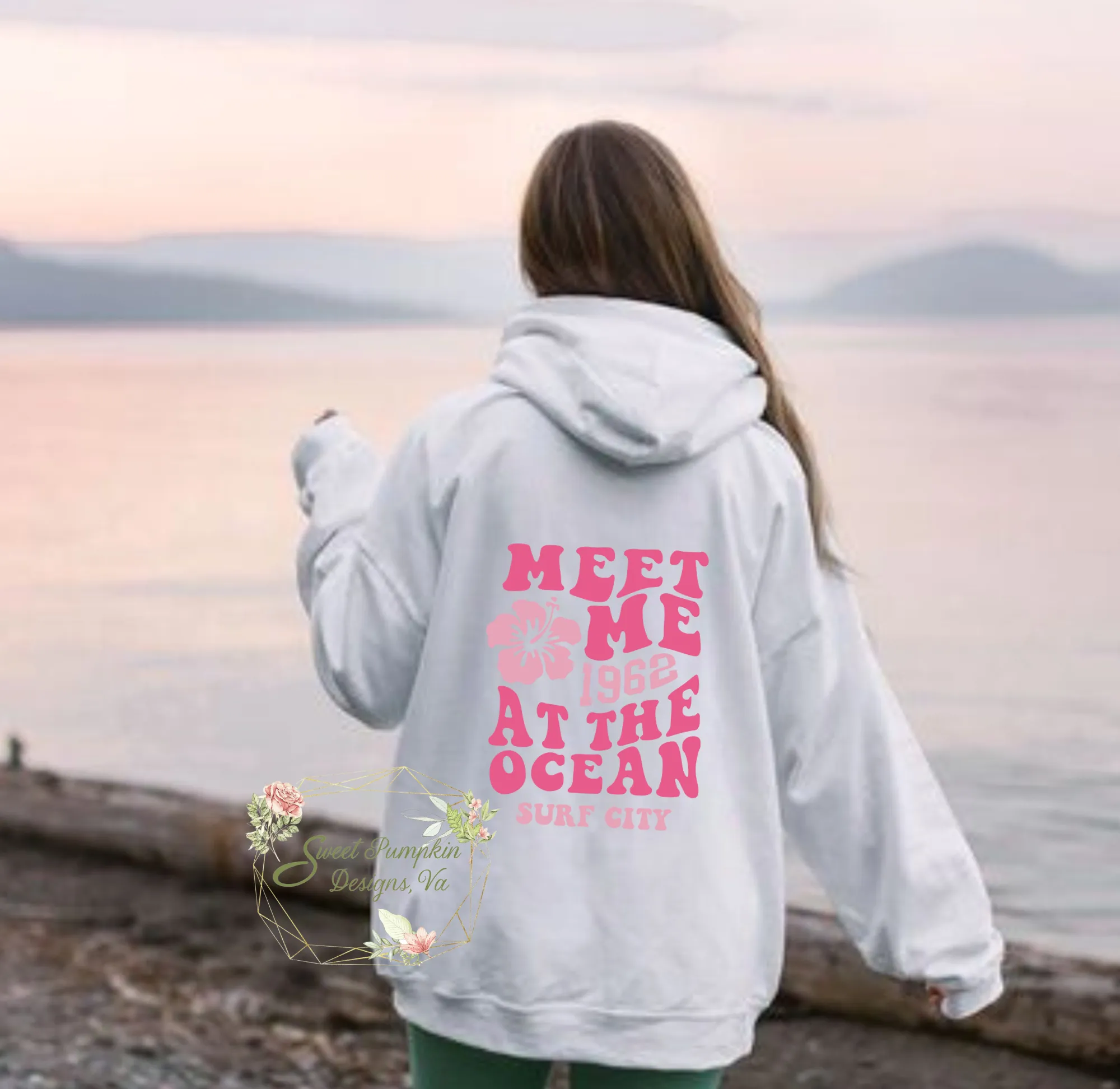 Meet Me at the Ocean Hoodie - Perfect for Your Granola Girl Aesthetic Summer Outfits