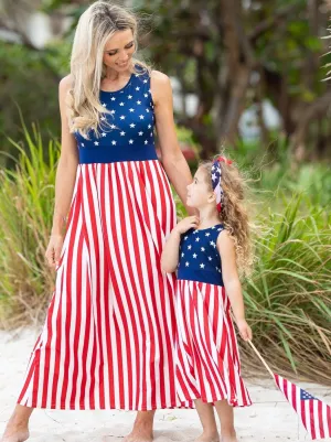 Mommy and Me Fly Like the 4th of July Sundress