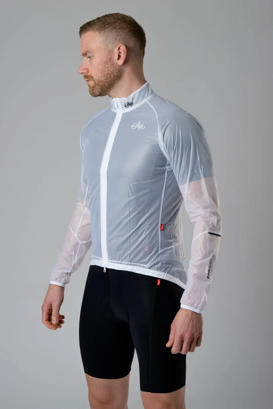 Näckrosleden Men's Translucent Ultra-Lightweight Cycling Wind/Rain Jacket