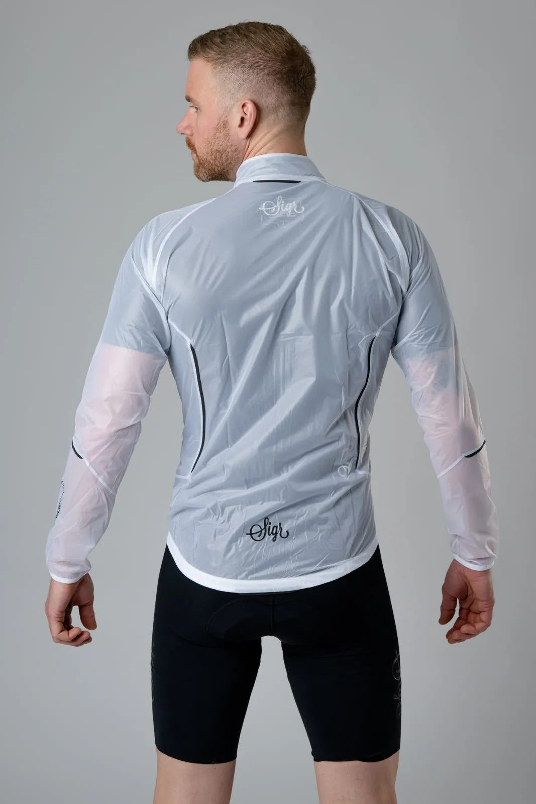 Näckrosleden Men's Translucent Ultra-Lightweight Cycling Wind/Rain Jacket