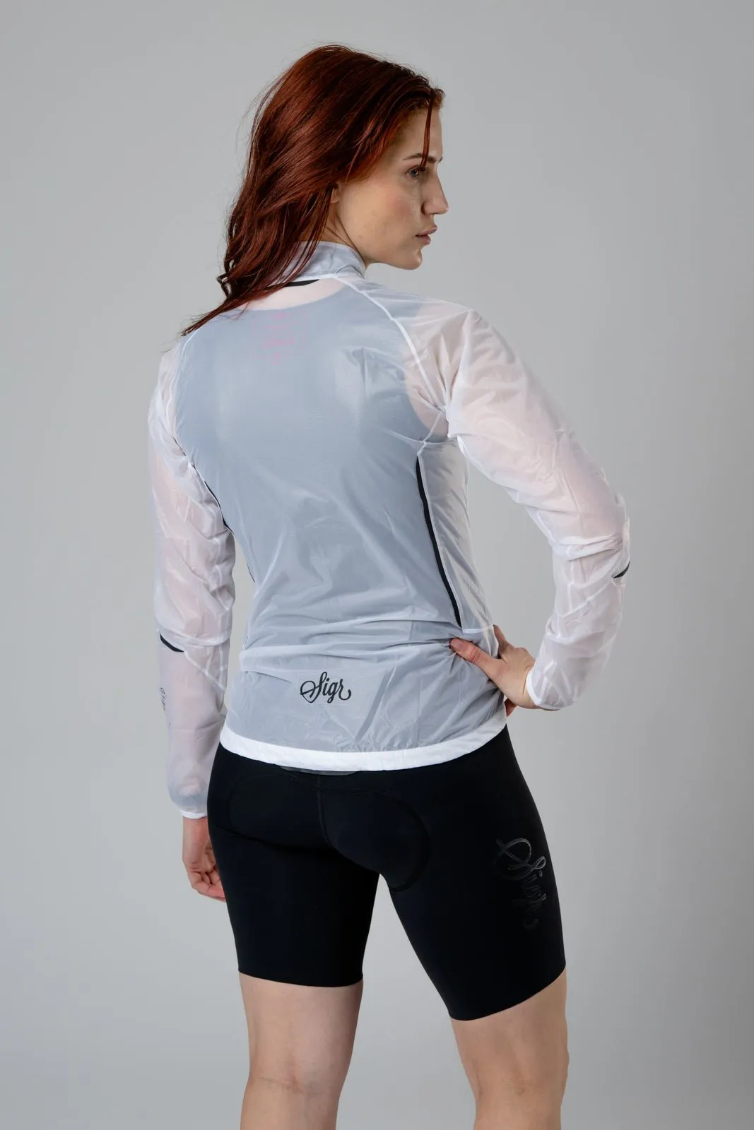 Näckrosleden Women's Translucent Ultra-Lightweight Cycling Wind/Rain Jacket