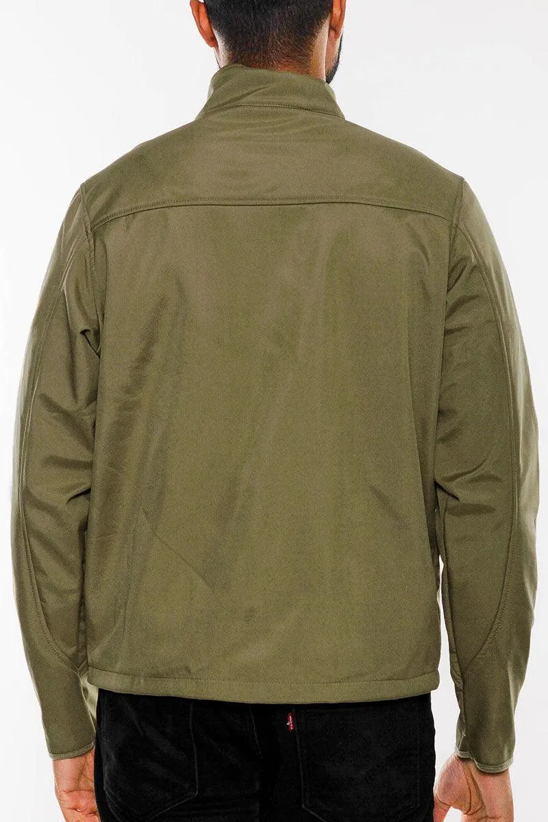 Olive Green Storm Windbreaker Jacket