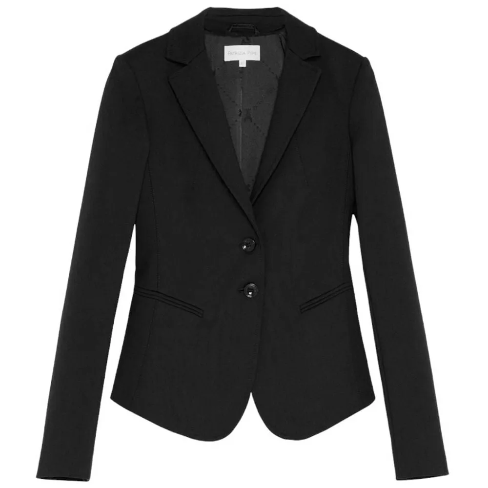 Patrizia Pepe Black Cotton Suits & Blazer