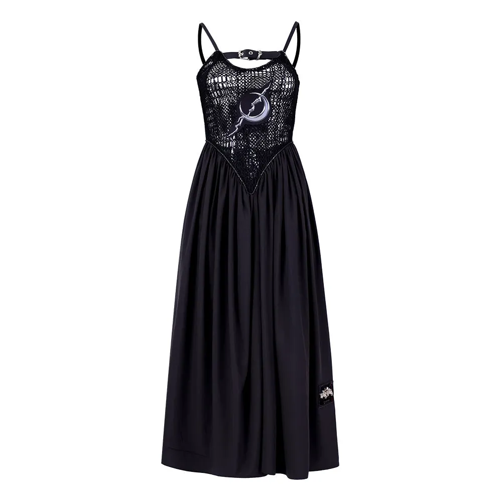 PINKSPINK Mystical Moon Maxi Dress - Black