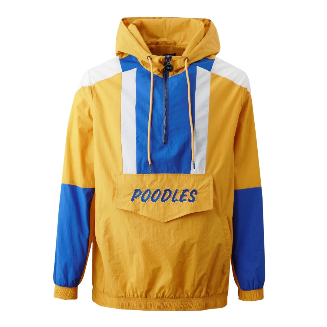 Poodles Half Zip Windbreaker Jacket Read Description