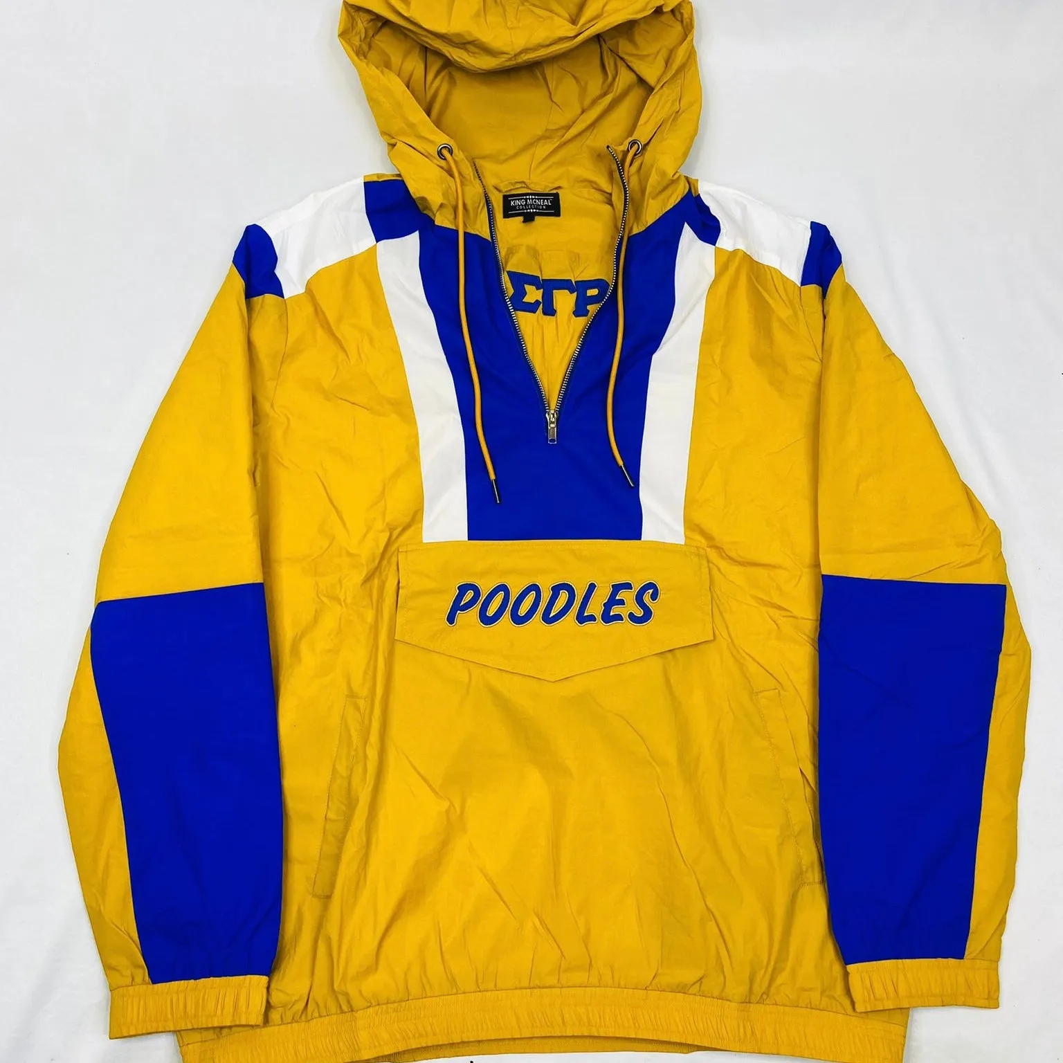 Poodles Half Zip Windbreaker Jacket Read Description