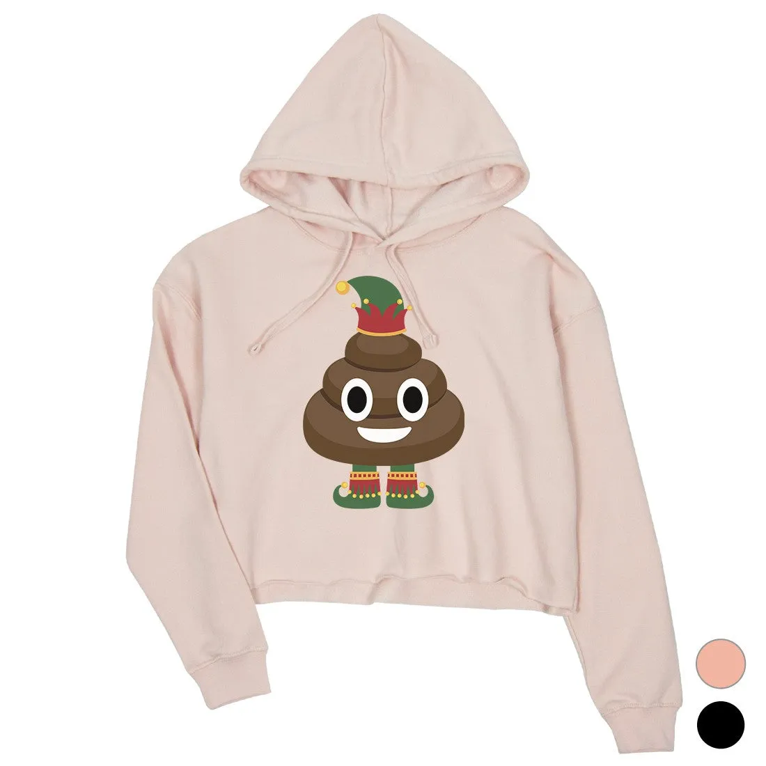 Poop Elf Crop Hoodie