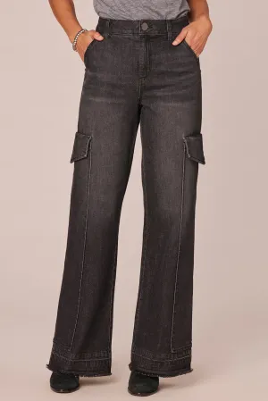 "Ab"solution Cargo Wide Leg Jeans