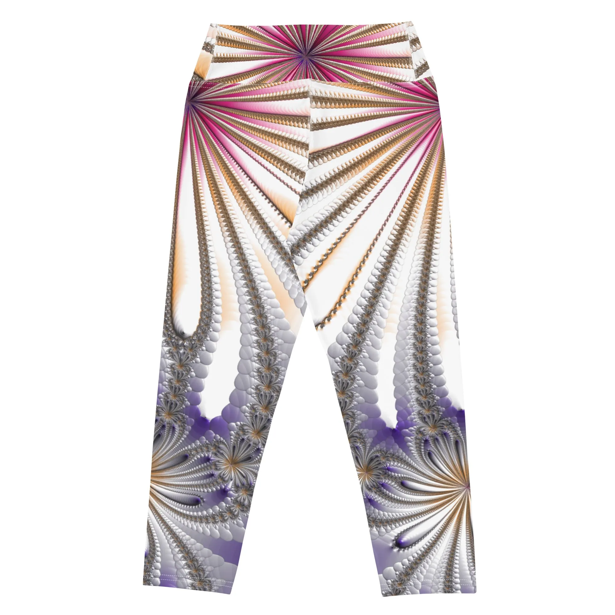 "Morning Bloom" Collection - Yoga Capri Leggings