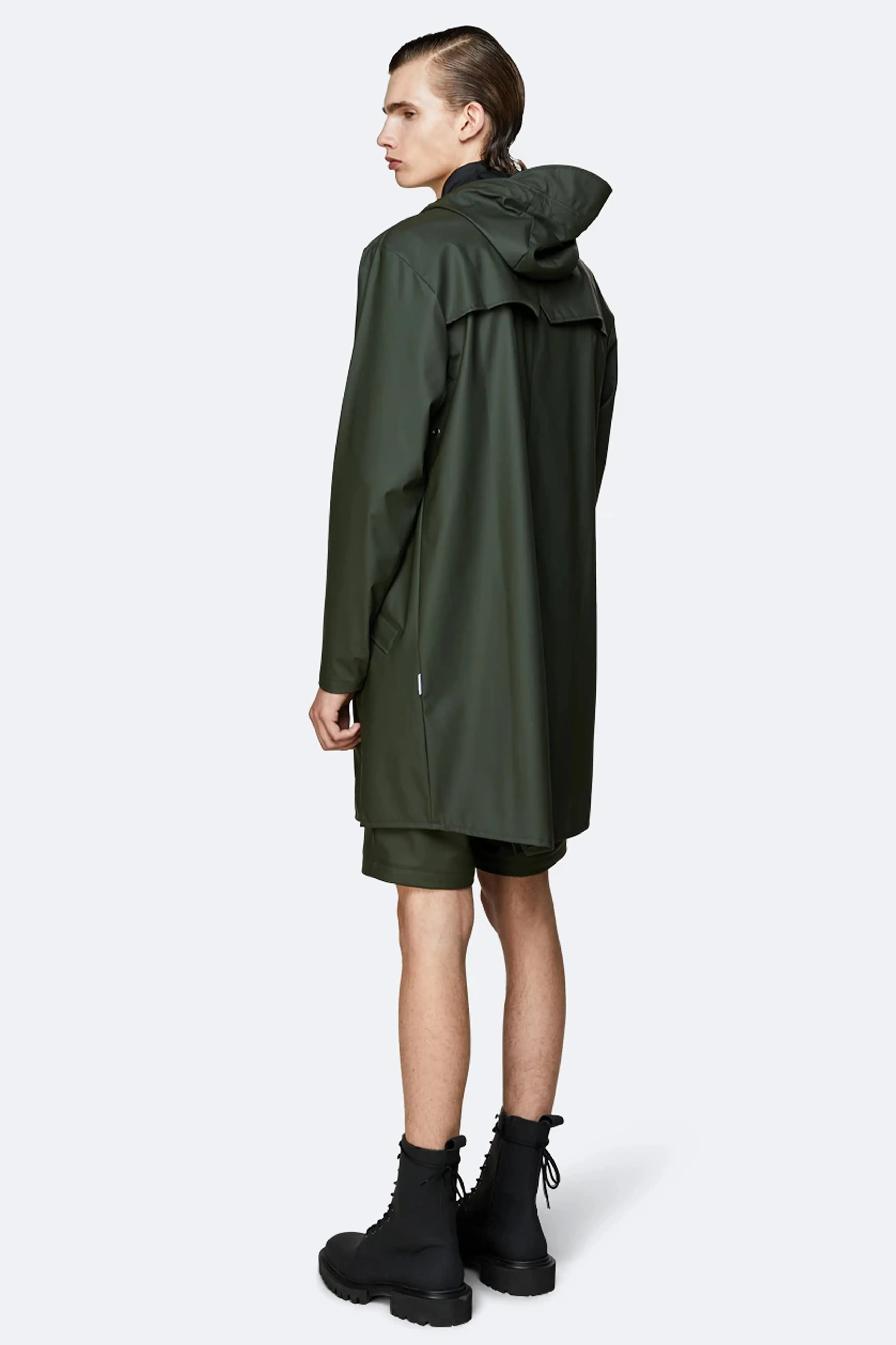 Rains Long Green Jacket