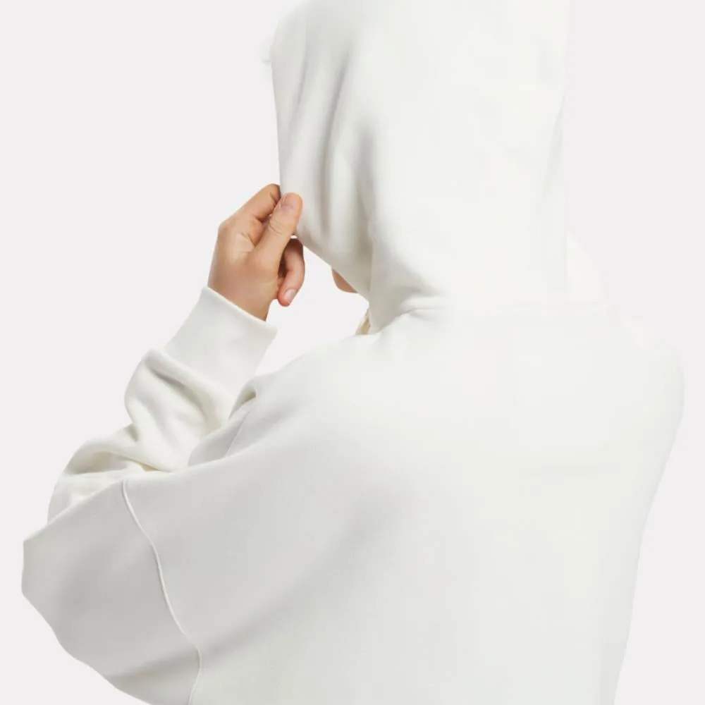 Reebok Apparel Women Lux Oversized Hoodie CHALK