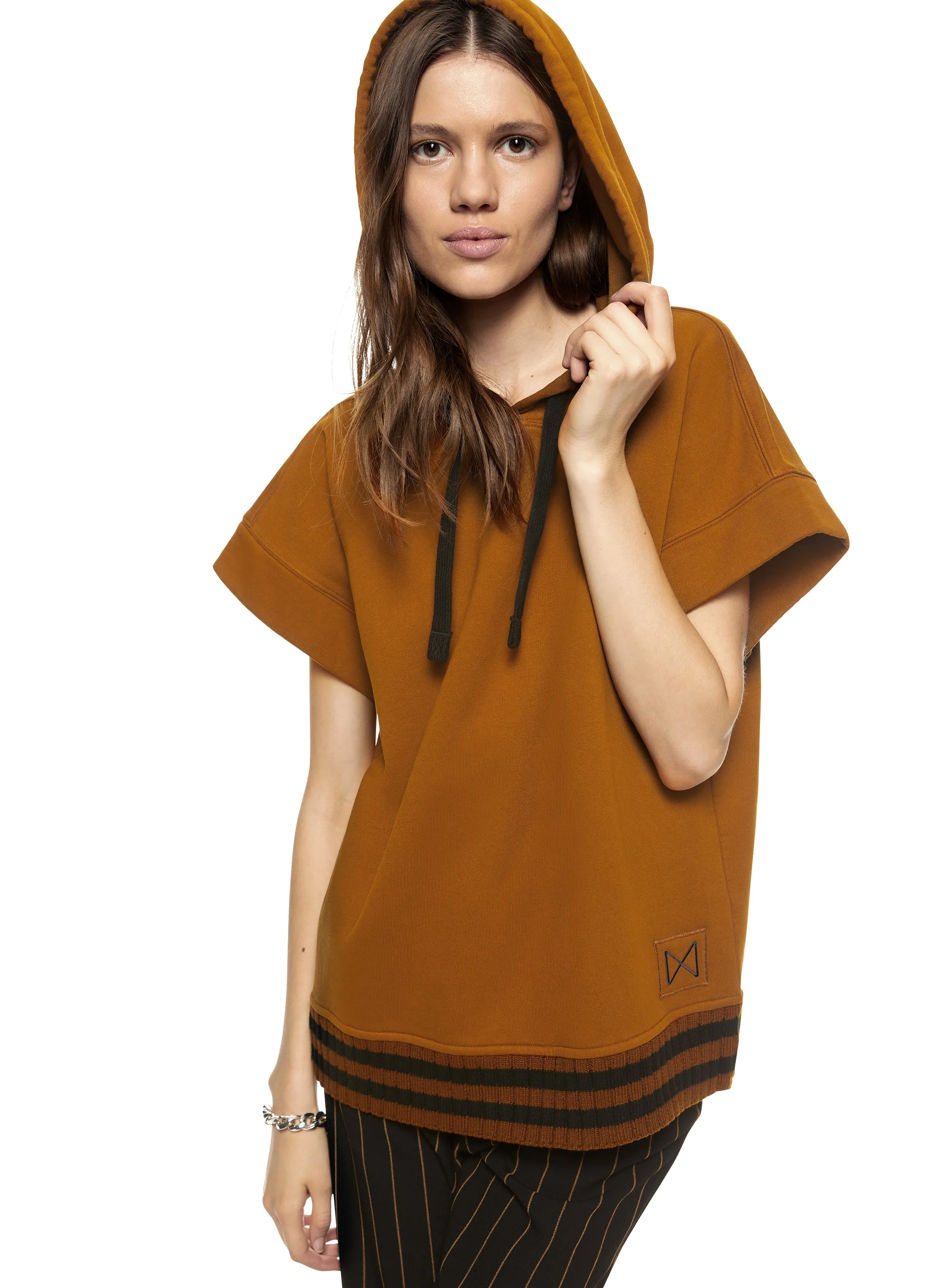 Short Sleeve Hoodie (Copper)