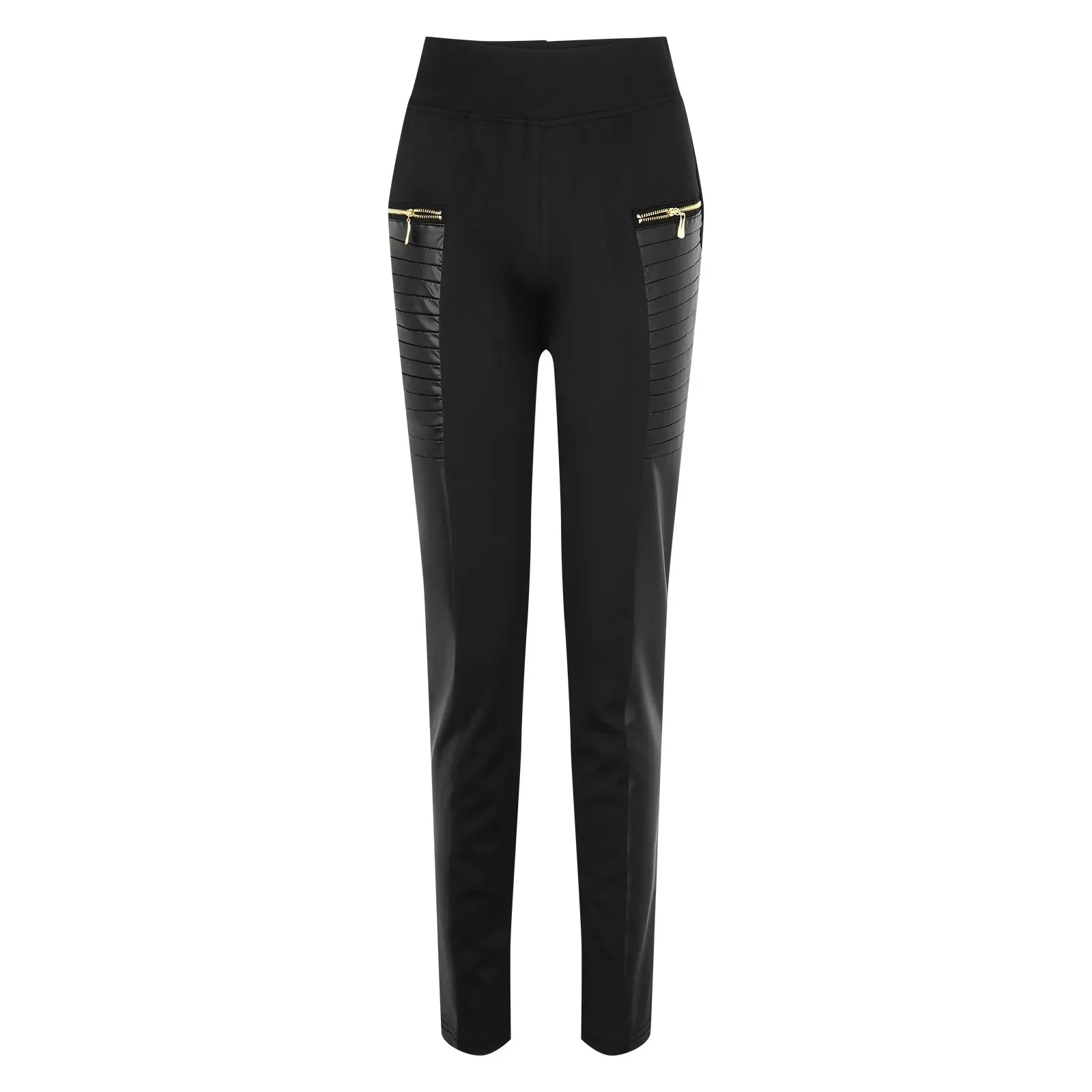 Sleek Women's High-Waist Skinny Pants with Stretch Fit and Butt-Lifting Design