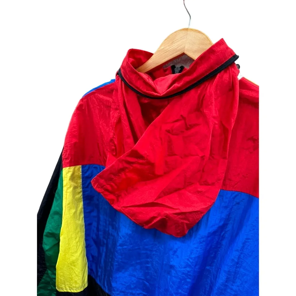 Smoke Rise NY C State Multicolor Lightweight Windbreaker