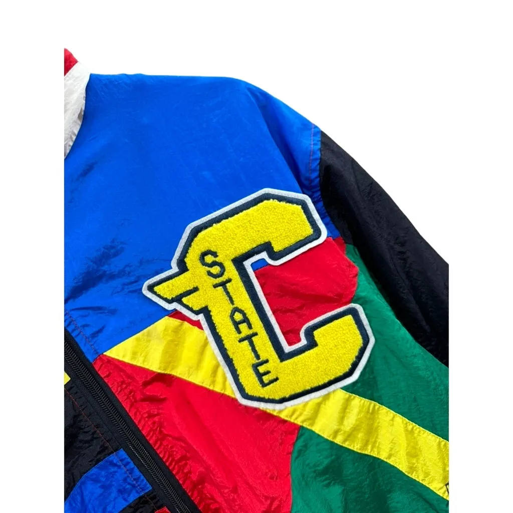 Smoke Rise NY C State Multicolor Lightweight Windbreaker