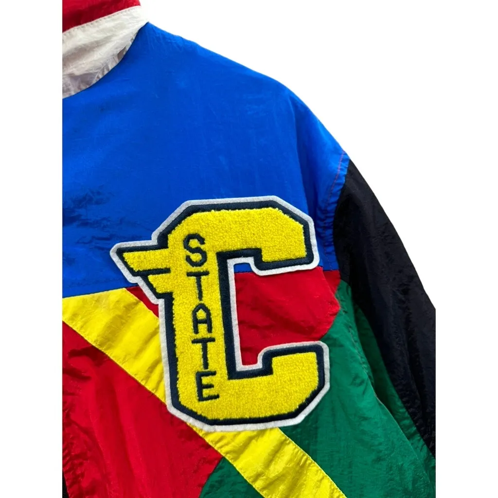 Smoke Rise NY C State Multicolor Lightweight Windbreaker