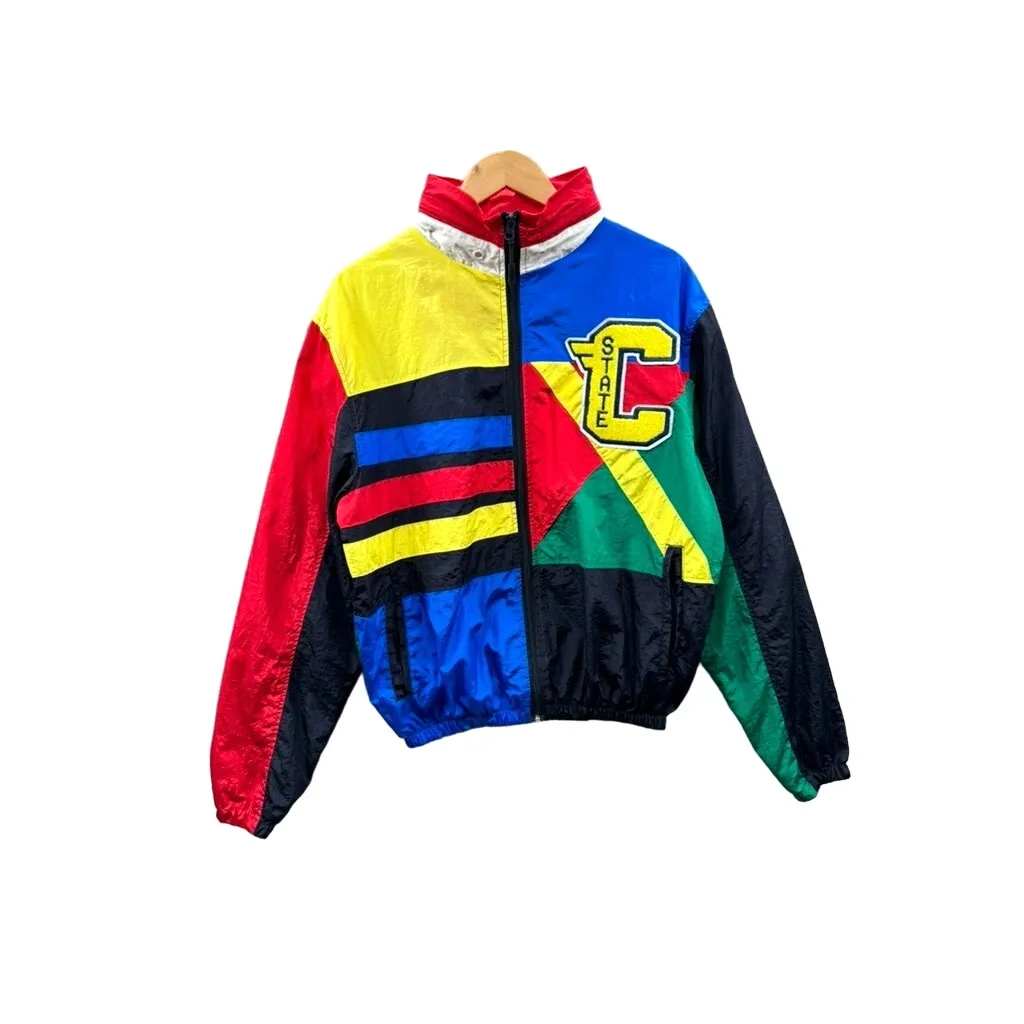 Smoke Rise NY C State Multicolor Lightweight Windbreaker