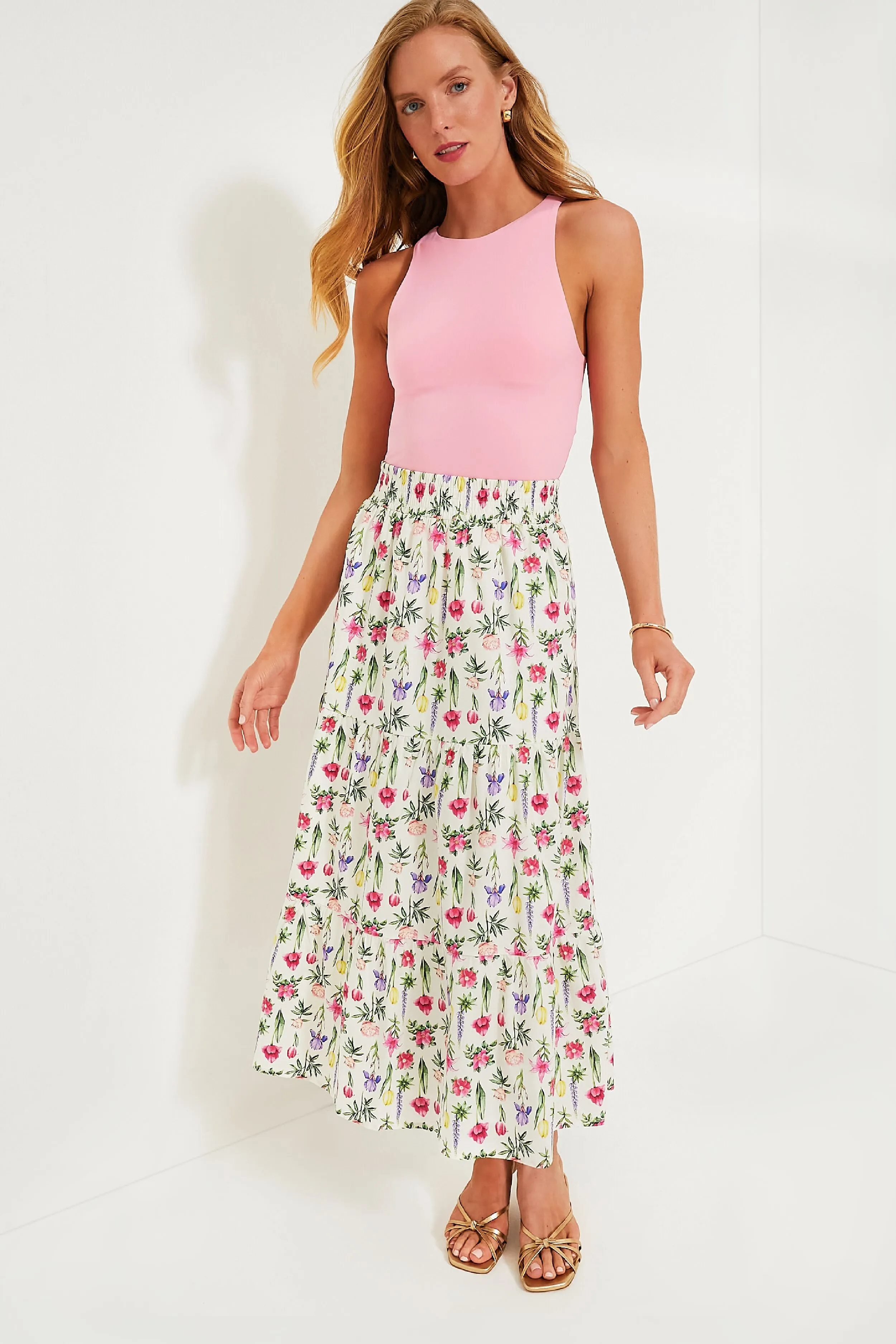 Spring Blooms Evie Maxi Skirt