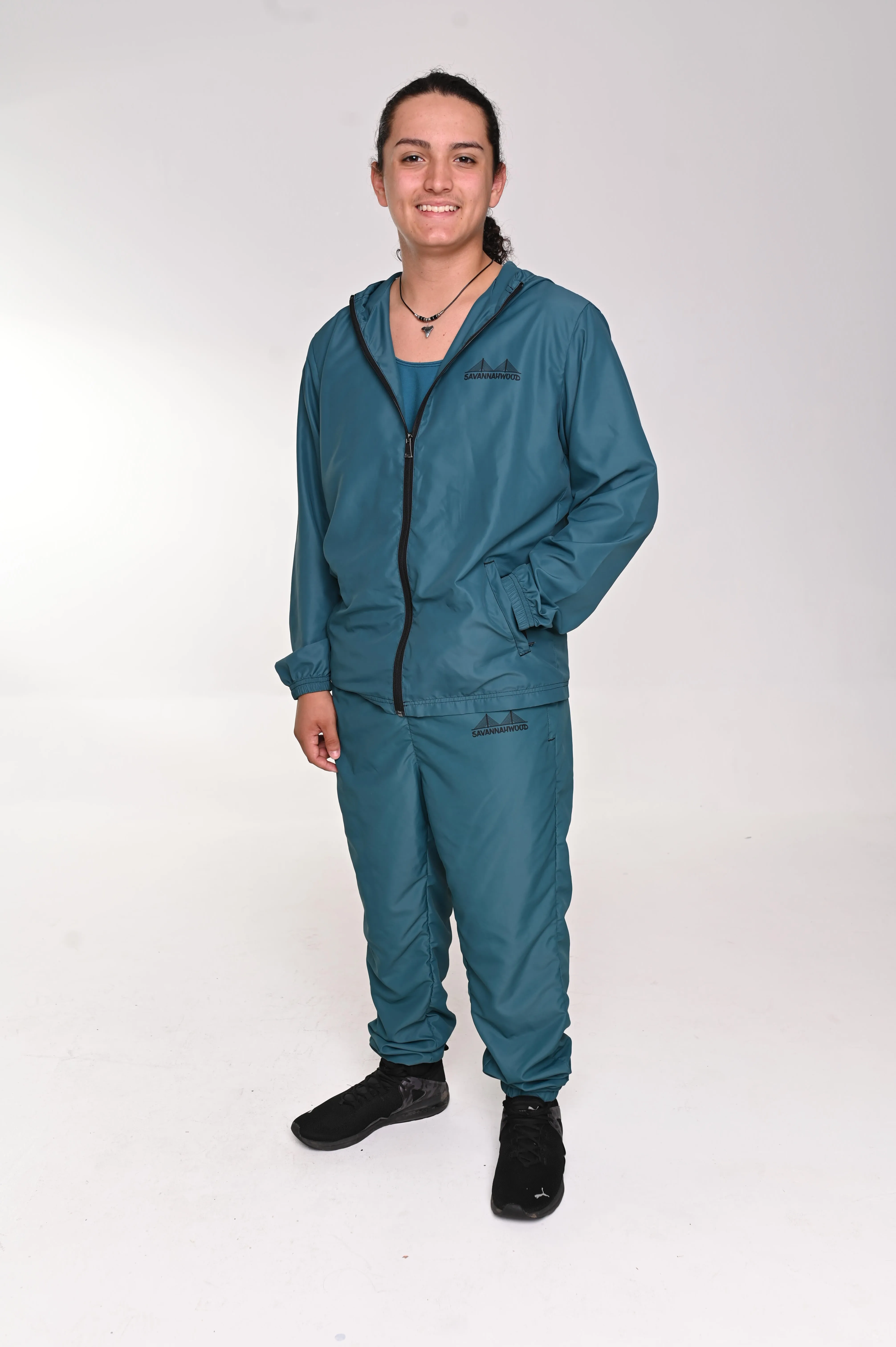 Unisex windbreaker pants Sherpa Blue