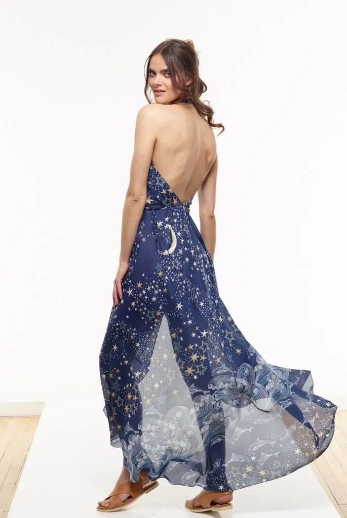 Vanessa Maxi Dress Star Print by Vaute Couture