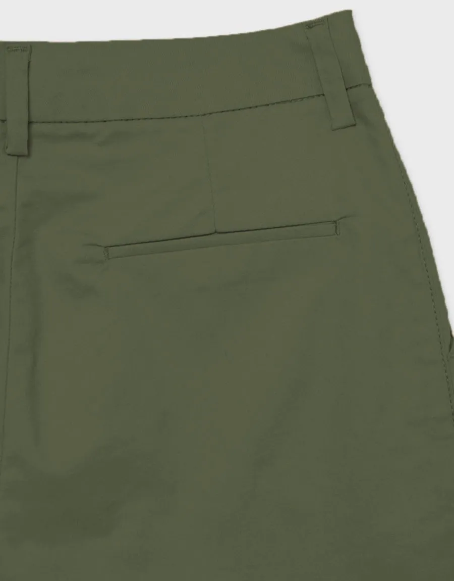 Women's CLP Trendy Wear Denim Short - OLIVE