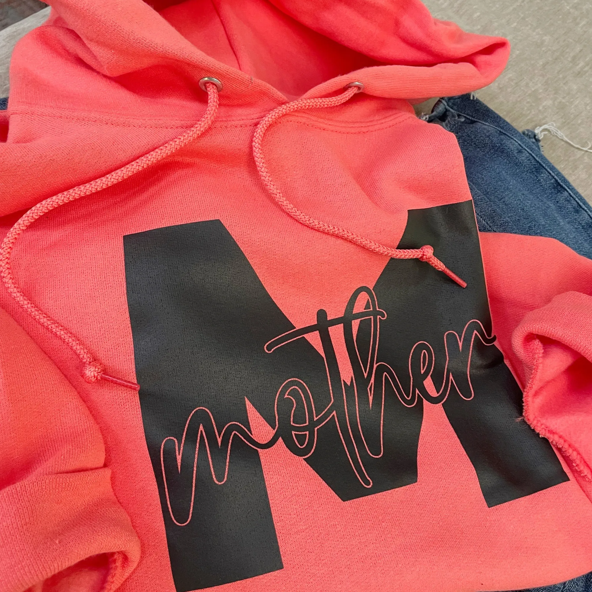 Women's Hoodie - M is for Mother Design