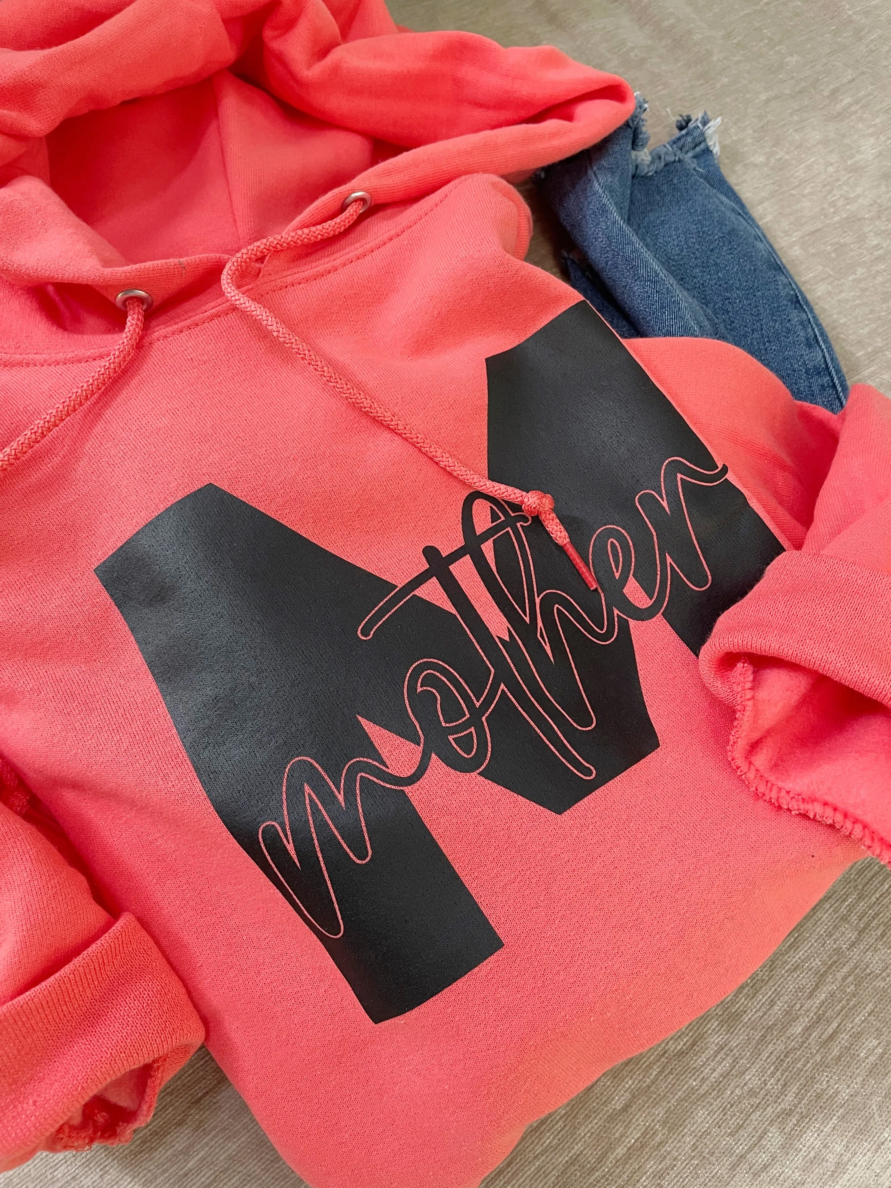 Women's Hoodie - M is for Mother Design